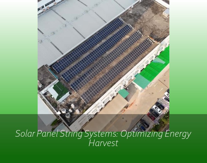 Solar Panel String Systems: Optimizing Energy Harvest
